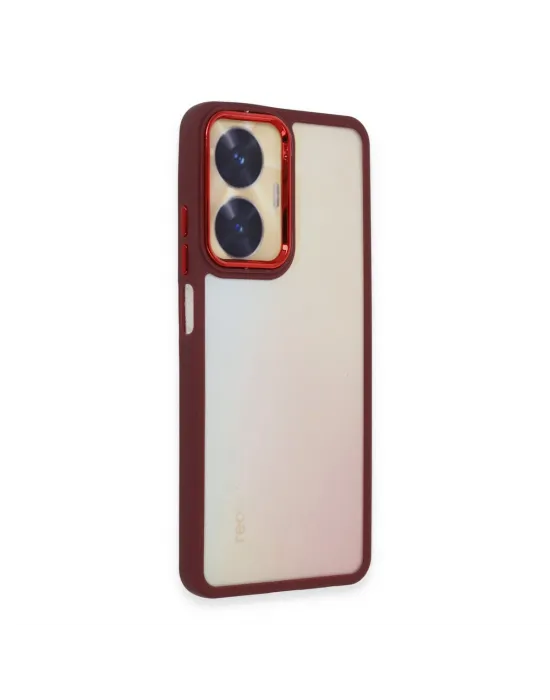 Realme C55 Kılıf Dora Kapak - Kırmızı