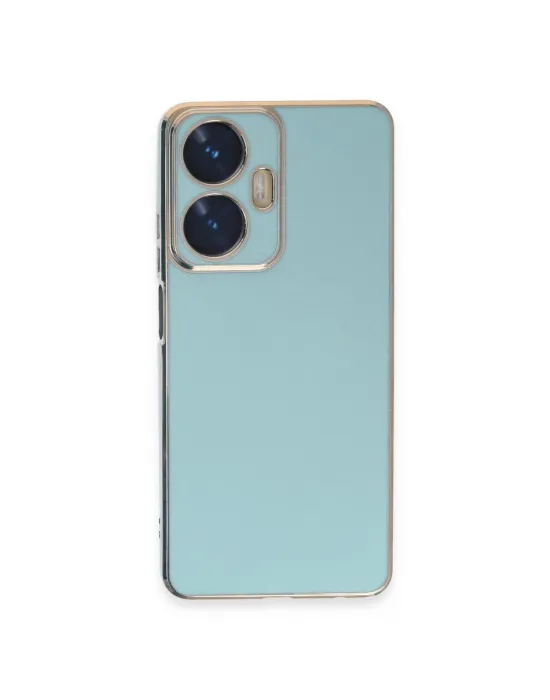 Realme C55 Kılıf Volet Silikon - Açık Yeşil