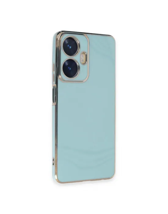 Realme C55 Kılıf Volet Silikon - Açık Yeşil