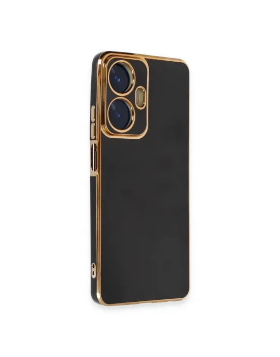 Realme C55 Kılıf Volet Silikon - Siyah