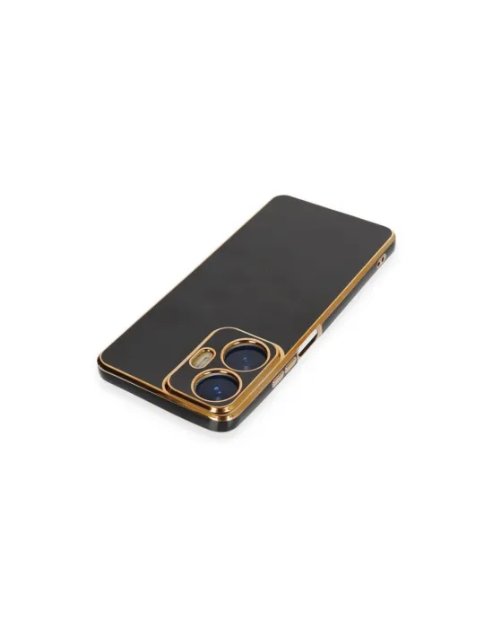 Realme C55 Kılıf Volet Silikon - Siyah