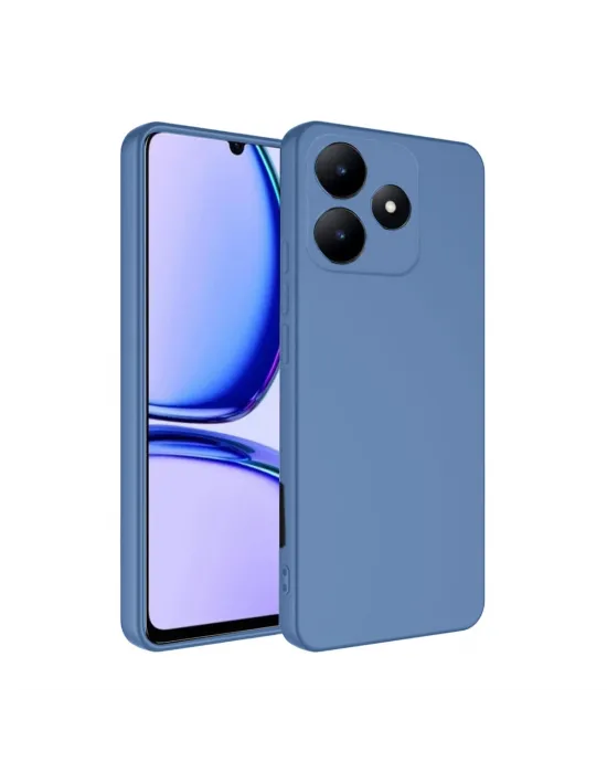 Realme C61 Kılıf First Silikon - Mavi