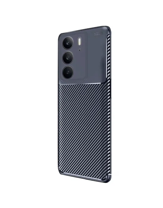 Realme C75 4g Auto Focus Karbon Kapak - Lacivert
