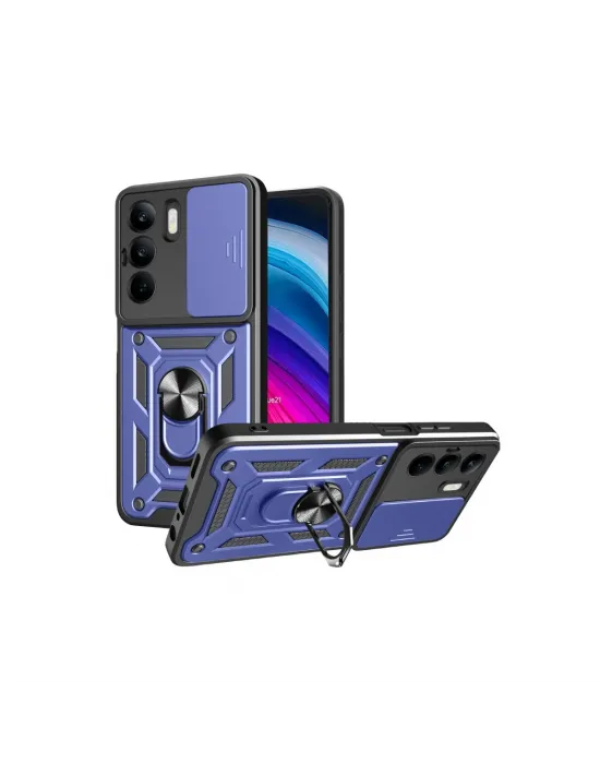 Realme C75 4g Kılıf Pars Lens Yüzüklü Silikon - Lacivert