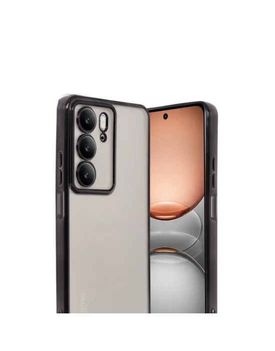 Realme C75 4g Kılıf Razer Lensli Silikon - Siyah