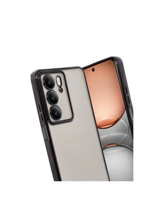 Realme C75 4g Kılıf Razer Lensli Silikon - Siyah