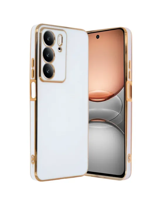 Realme C75 4g Kılıf Volet Silikon - Beyaz
