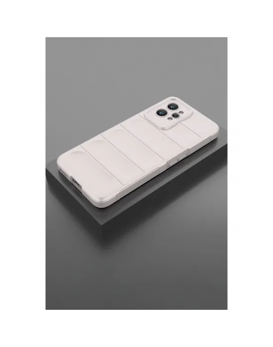 Realme Gt2 Pro 5g Kılıf Optimum Silikon - Krem