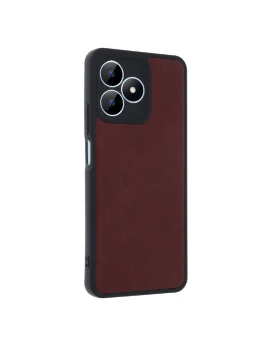Realme Note 50 4g Kılıf Aras Deri Kapak - Bordo
