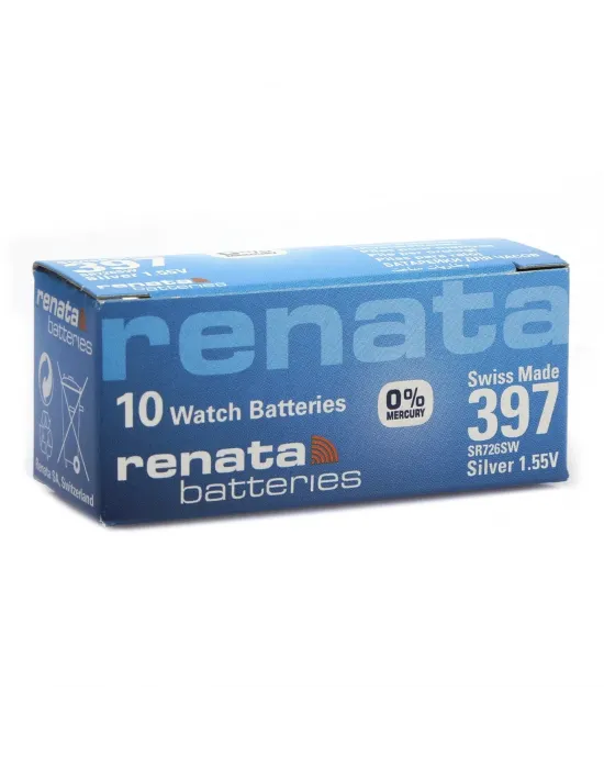 Renata 397 Sr726sw 1.55v Alkalin Saat Pili 10 Adet