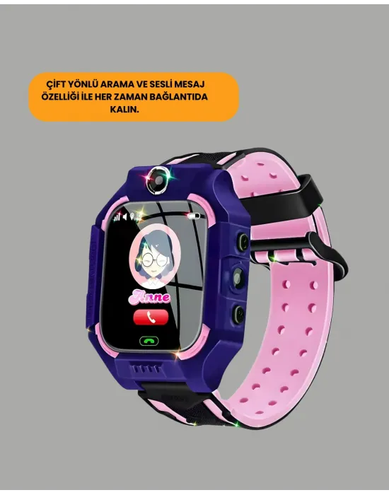 S10 Mor Akıllı Çocuk Saati