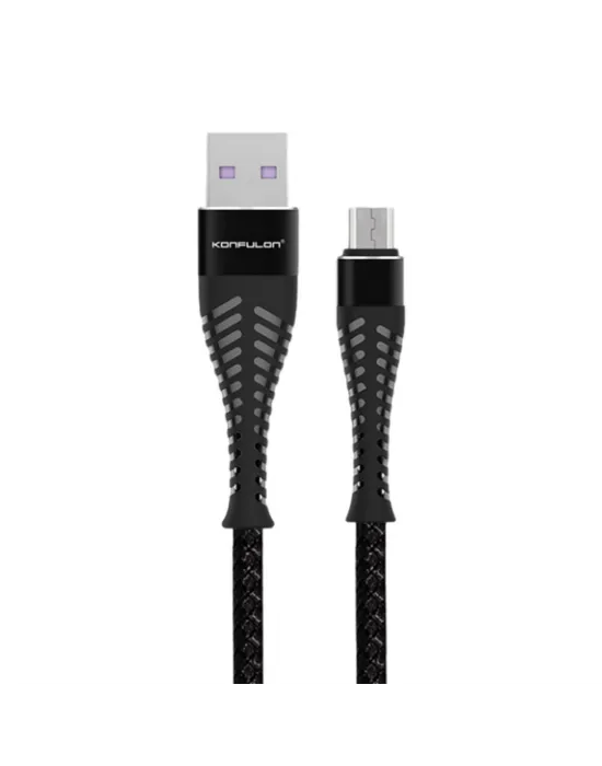 S61 Micro Usb Kablo 1.2m 2.1a - Siyah