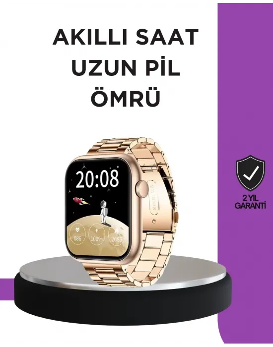 Sağlık Takipli Akıllı Saat 117 Spor Modlu Amoled Ekran