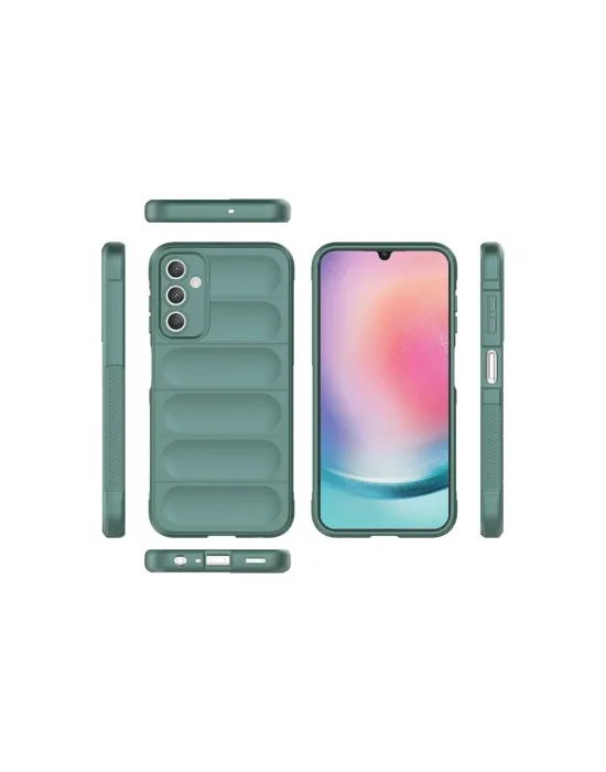 Samsung A36 Kılıf Optimum Silikon - Koyu Yeşil