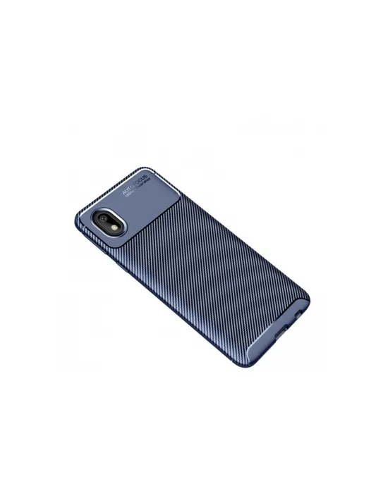 Samsung Galaxy A01 Core Kılıf Auto Focus Karbon Kapak - Lacivert