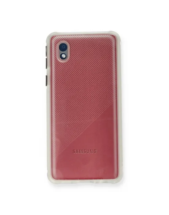 Samsung Galaxy A01 Core Kılıf Miami Şeffaf Silikon - Şeffaf