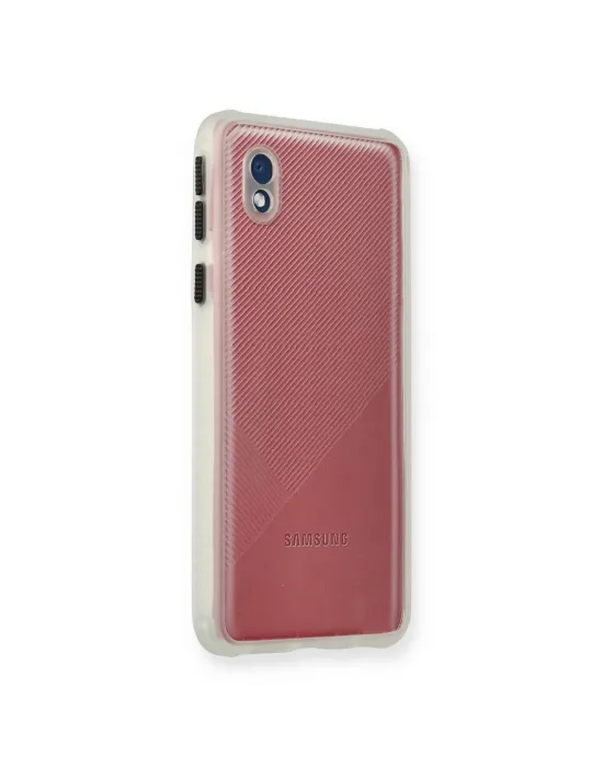 Samsung Galaxy A01 Core Kılıf Miami Şeffaf Silikon - Şeffaf