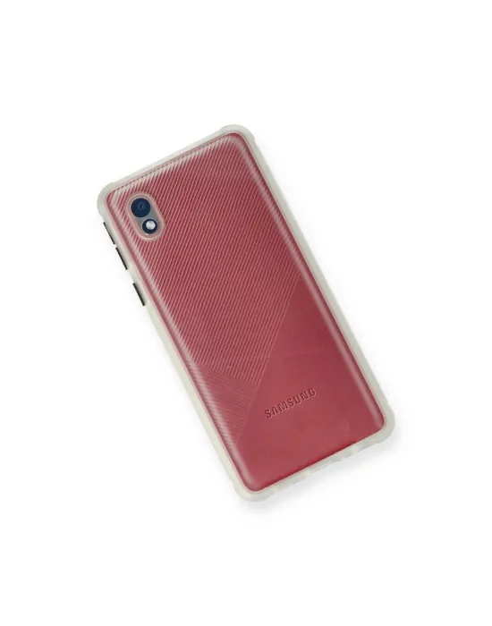 Samsung Galaxy A01 Core Kılıf Miami Şeffaf Silikon - Şeffaf