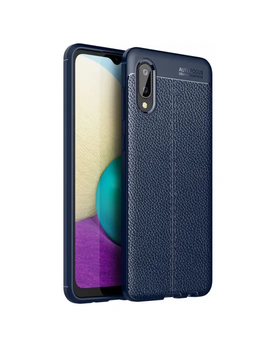 Samsung Galaxy A02 Kılıf Auto Focus Kapak - Lacivert