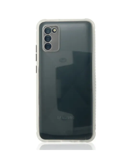 Samsung Galaxy A02s Kılıf Miami Şeffaf Silikon - Şeffaf