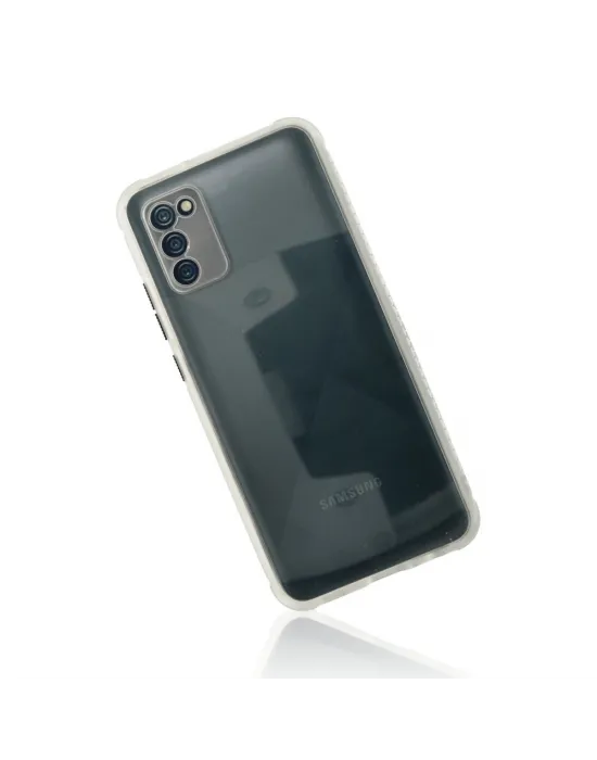 Samsung Galaxy A02s Kılıf Miami Şeffaf Silikon - Şeffaf