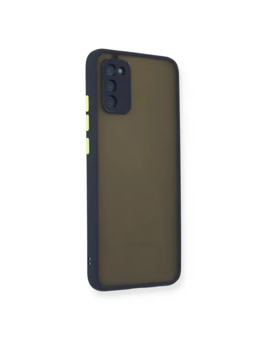 Samsung Galaxy A02s Kılıf Montreal Silikon Kapak - Lacivert
