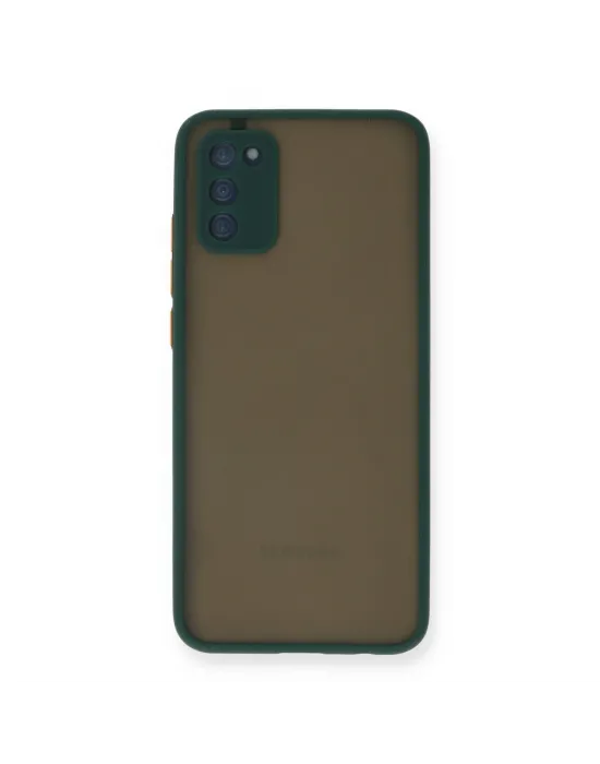 Samsung Galaxy A02s Kılıf Montreal Silikon Kapak - Yeşil
