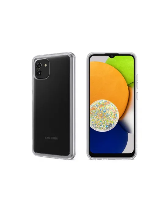 Samsung Galaxy A03 Kılıf Lüx Şeffaf Silikon