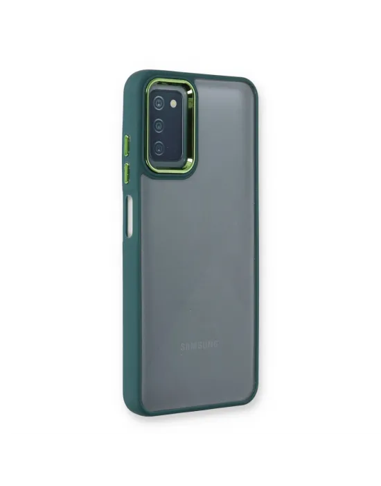 Samsung Galaxy A03s Kılıf Dora Kapak - Haki Yeşil