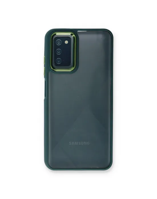 Samsung Galaxy A03s Kılıf Dora Kapak - Haki Yeşil