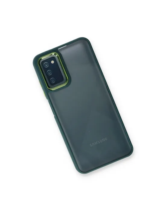 Samsung Galaxy A03s Kılıf Dora Kapak - Haki Yeşil