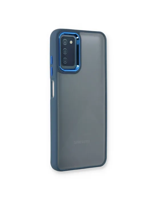 Samsung Galaxy A03s Kılıf Dora Kapak - Mavi