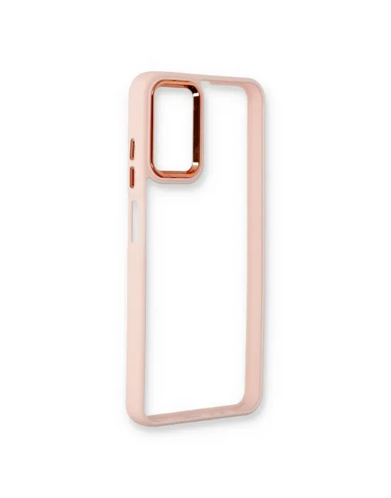 Samsung Galaxy A03s Kılıf Dora Kapak - Pudra