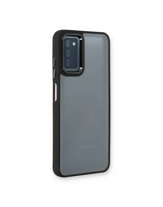 Samsung Galaxy A03s Kılıf Dora Kapak - Siyah