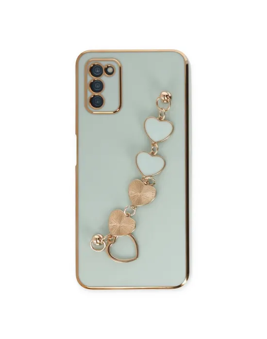 Samsung Galaxy A03s Kılıf Esila Silikon - Su Yeşili
