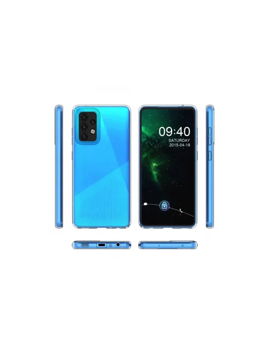 Samsung Galaxy A03s Kılıf Lüx Şeffaf Silikon