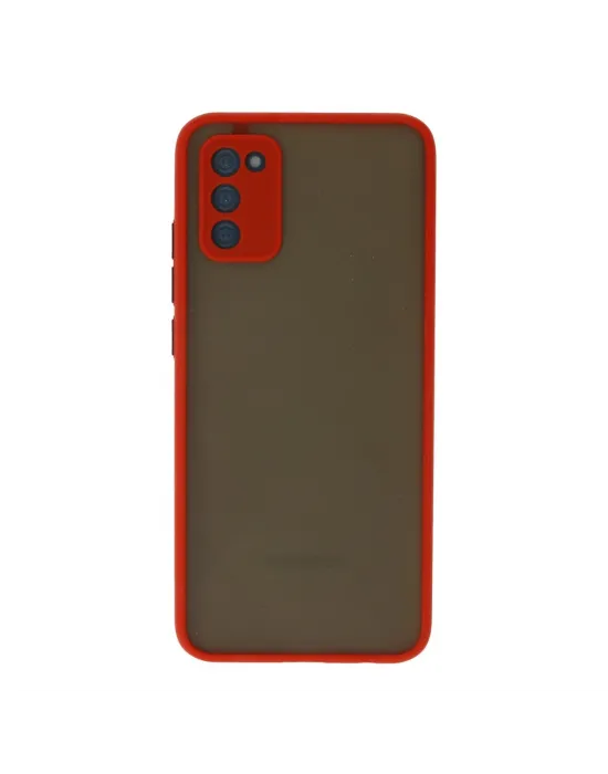 Samsung Galaxy A03s Kılıf Montreal Silikon Kapak - Kırmızı