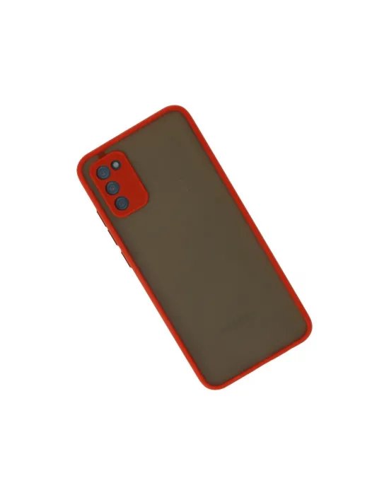Samsung Galaxy A03s Kılıf Montreal Silikon Kapak - Kırmızı