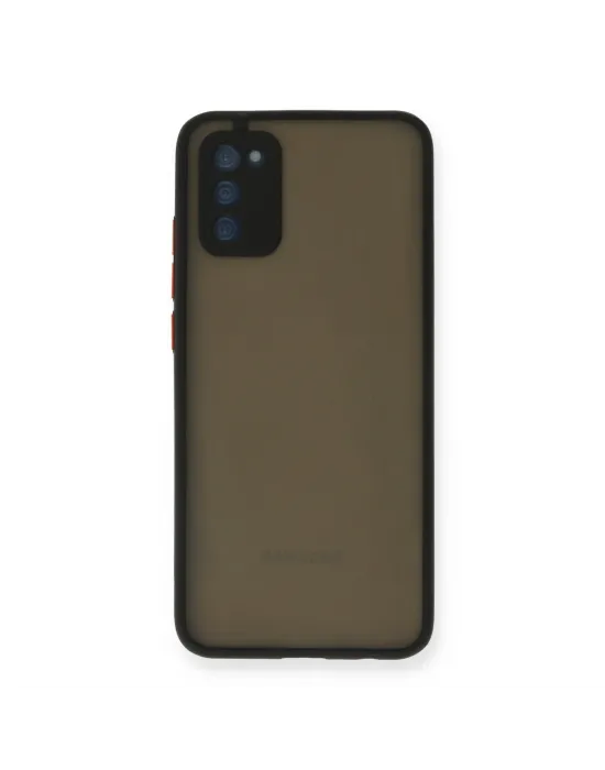 Samsung Galaxy A03s Kılıf Montreal Silikon Kapak - Siyah