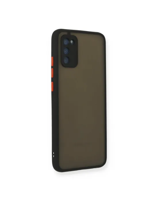 Samsung Galaxy A03s Kılıf Montreal Silikon Kapak - Siyah