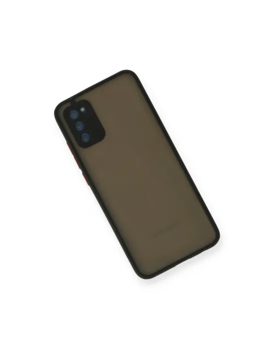 Samsung Galaxy A03s Kılıf Montreal Silikon Kapak - Siyah