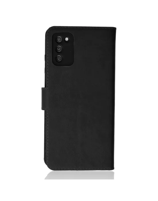 Samsung Galaxy A03s Kılıf Trend S Plus Kapaklı Kılıf - Siyah