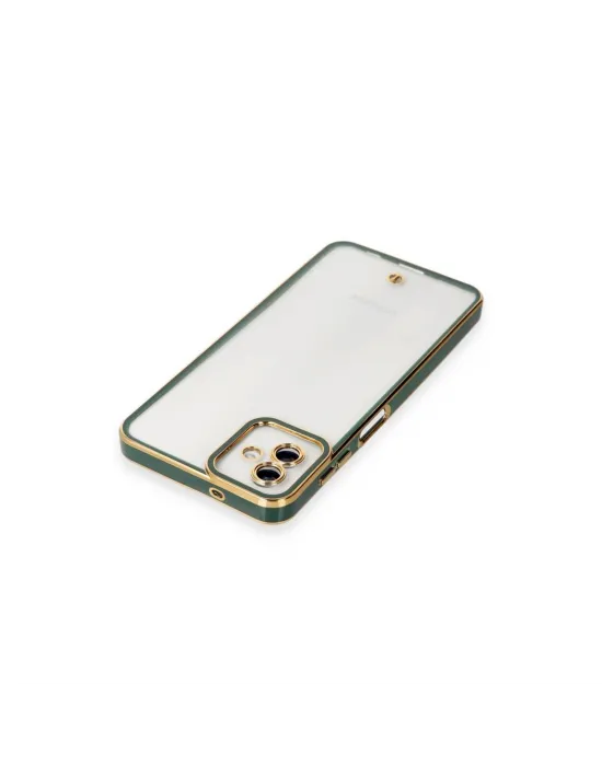 Samsung Galaxy A04 Kılıf Liva Lens Silikon - Yeşil