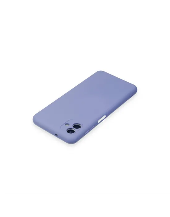 Samsung Galaxy A04 Kılıf Nano İçi Kadife Silikon - Lila