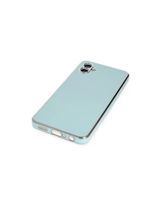 Samsung Galaxy A04 Kılıf Volet Silikon - Açık Yeşil