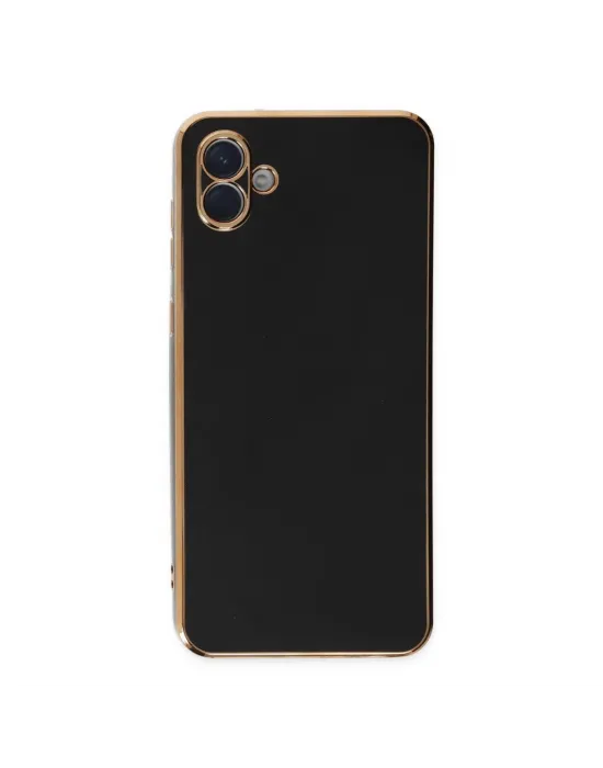 Samsung Galaxy A04 Kılıf Volet Silikon - Siyah