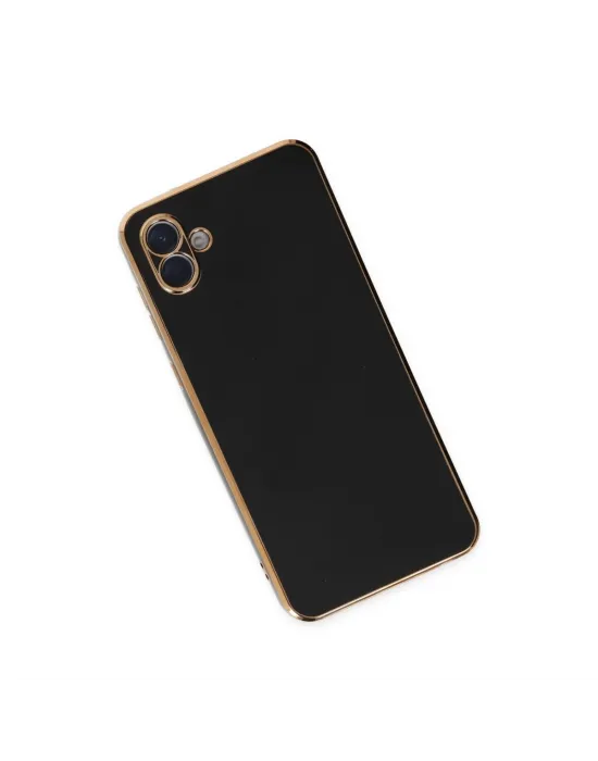 Samsung Galaxy A04 Kılıf Volet Silikon - Siyah
