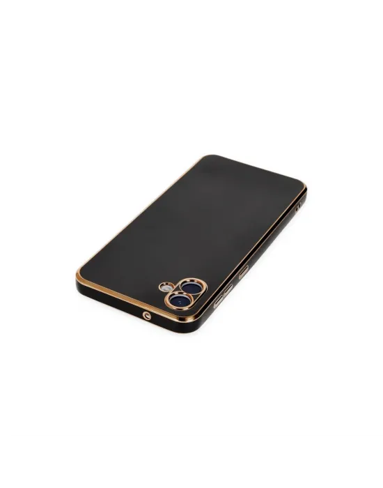 Samsung Galaxy A04 Kılıf Volet Silikon - Siyah