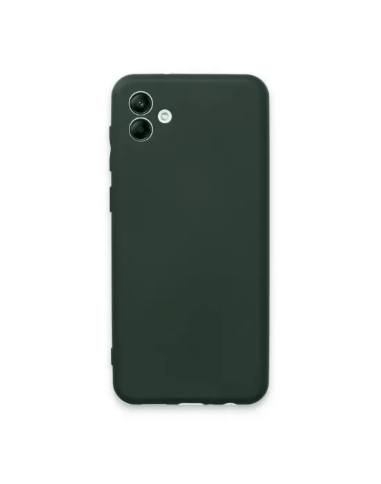 Samsung Galaxy A04e Kılıf First Silikon - Koyu Yeşil