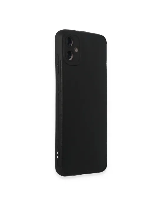 Samsung Galaxy A05 Kılıf Loop Deri Silikon - Siyah